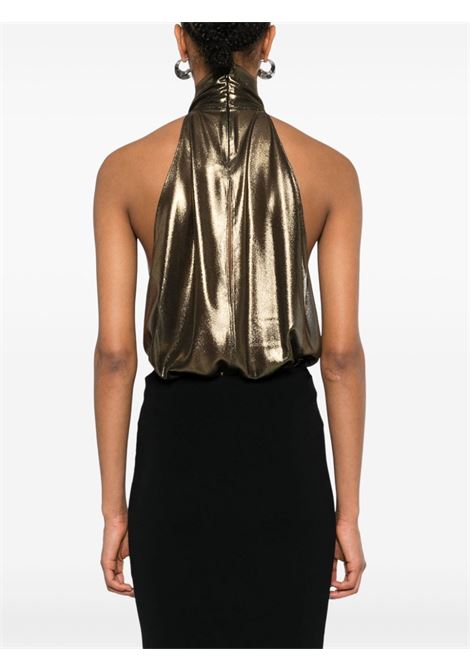 Gold metallic-finish Loulou bodysuit The new arrivals - women THE NEW ARRIVALS | NA00600290362GLD